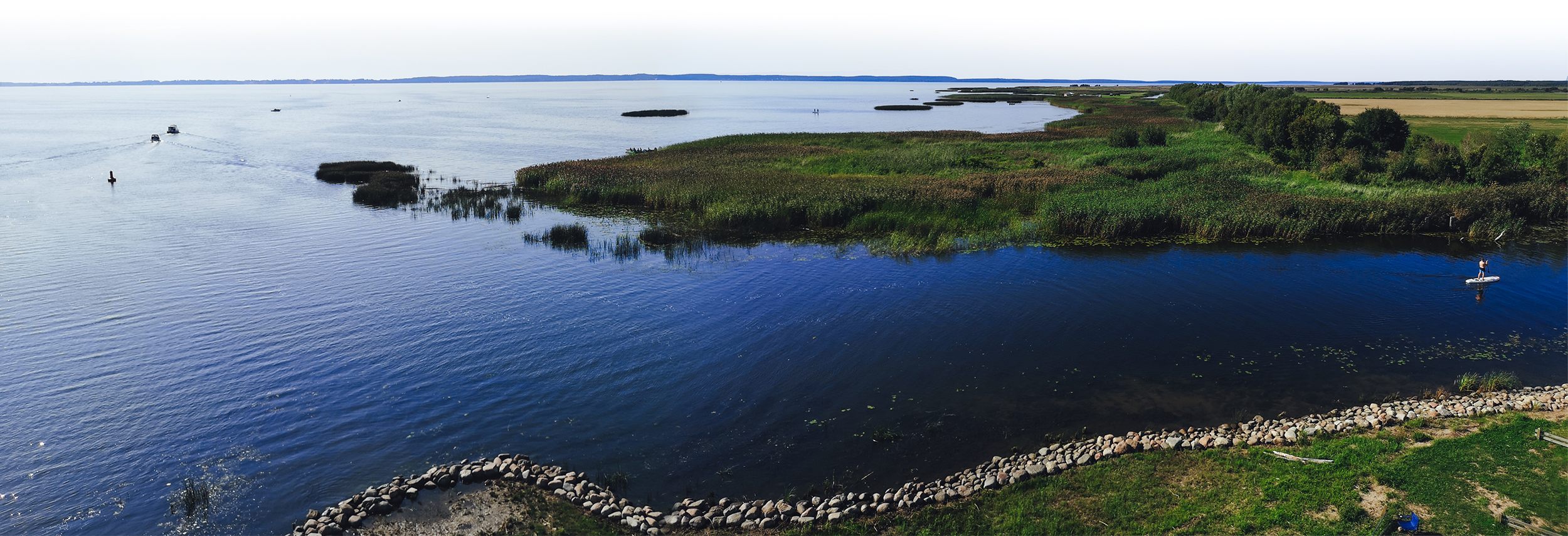 Curonian Lagoon in Dreverna, Lithuania