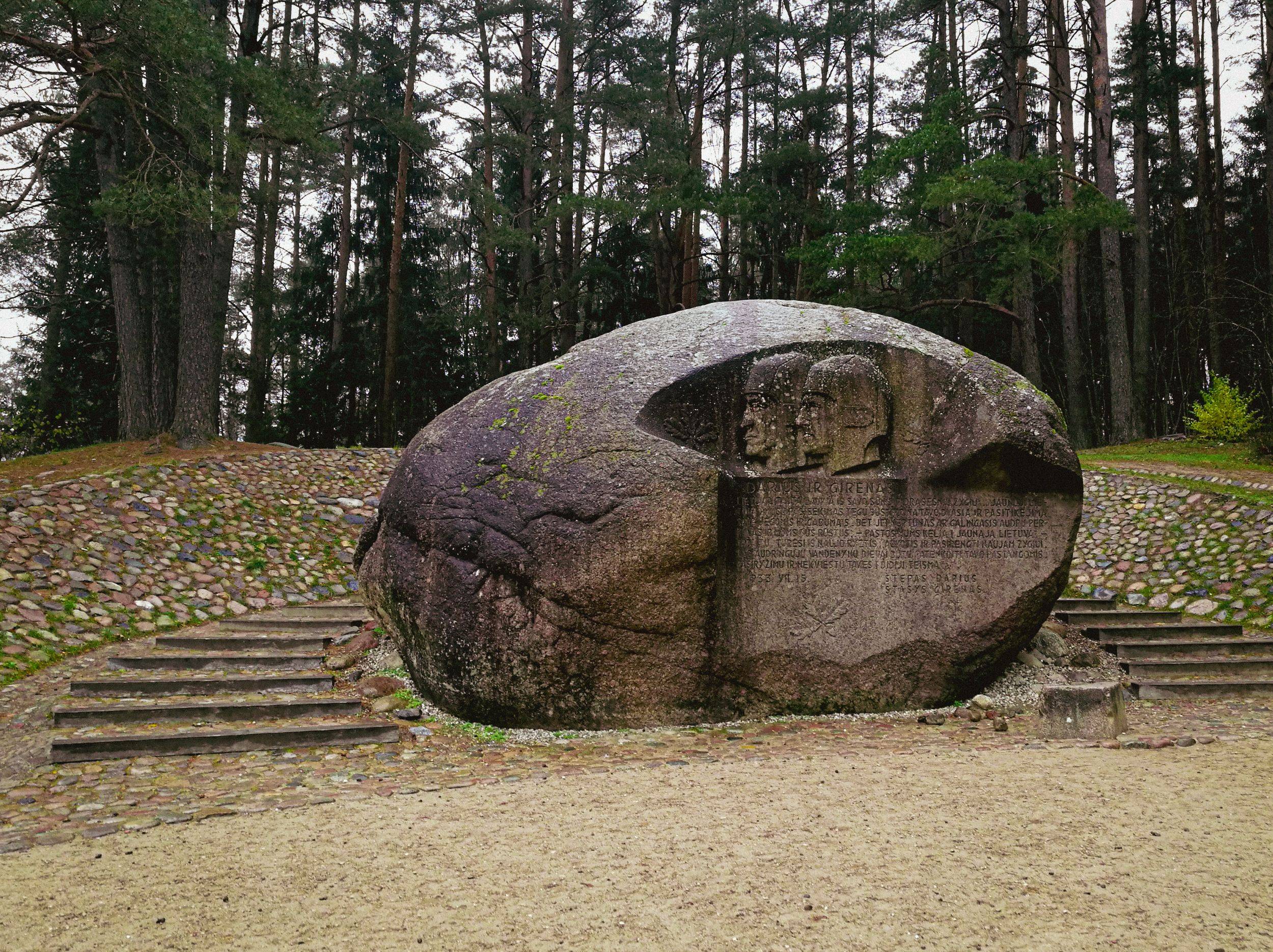 Puntukas Boulder in Anykščiai, Lithuania