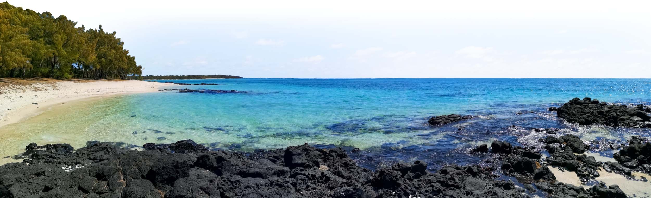 Crystal waters of Ile aux Cerfs, Mauritius
