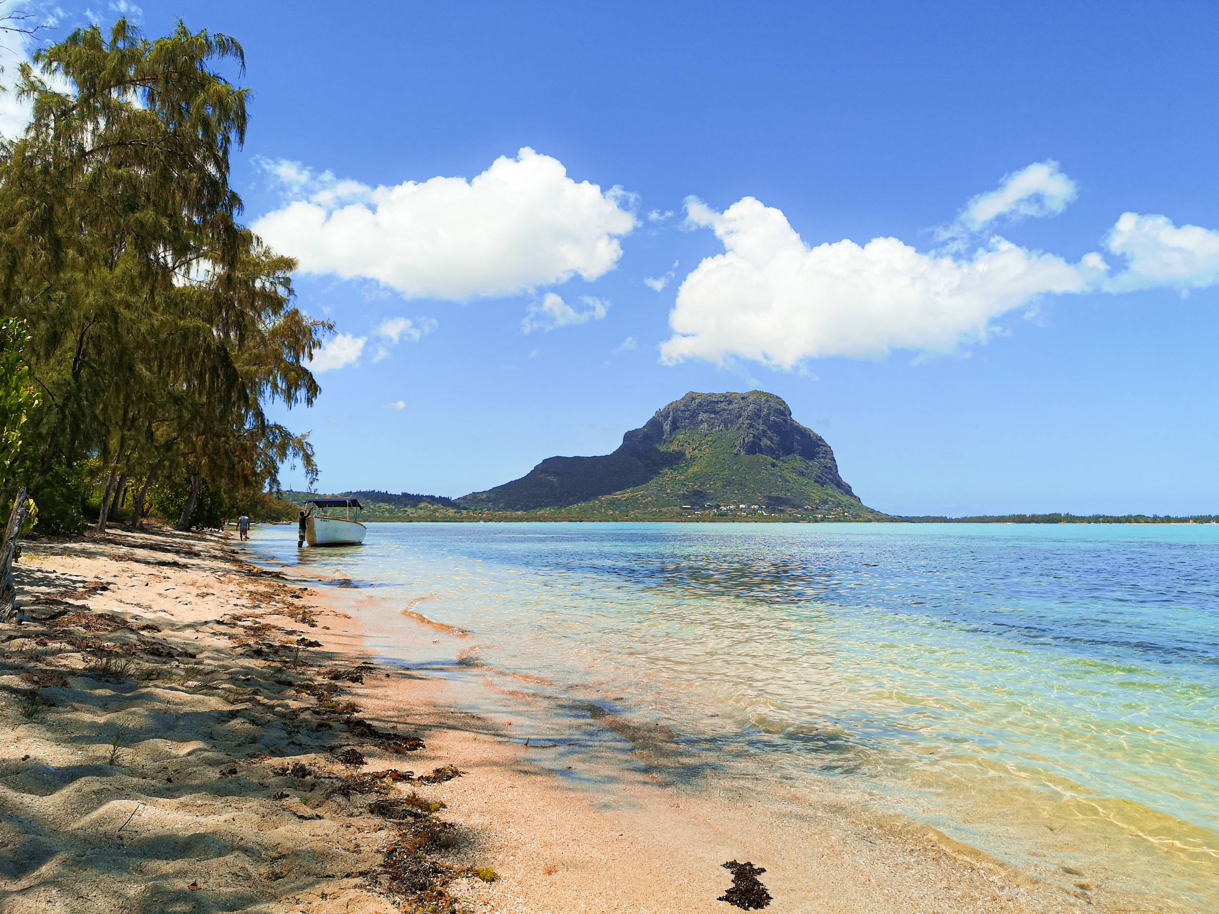 Le Morne from Ile aux Benitiers, Mauritius