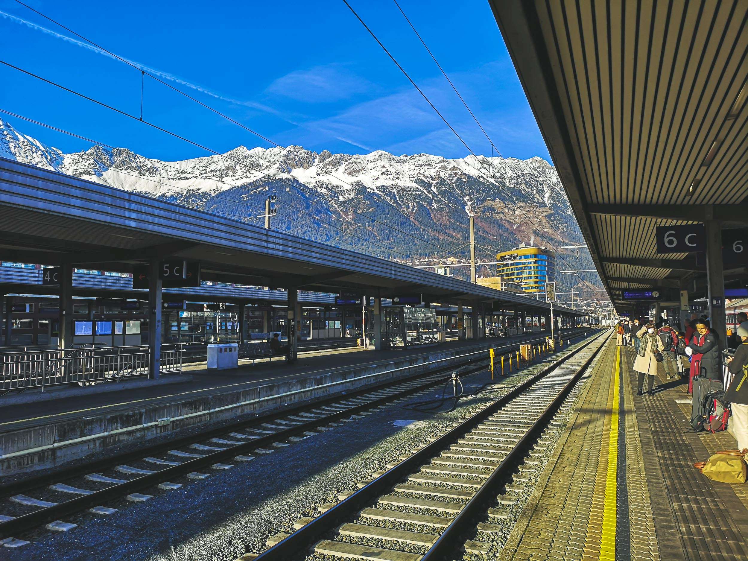 Innsbruck train station, Austria