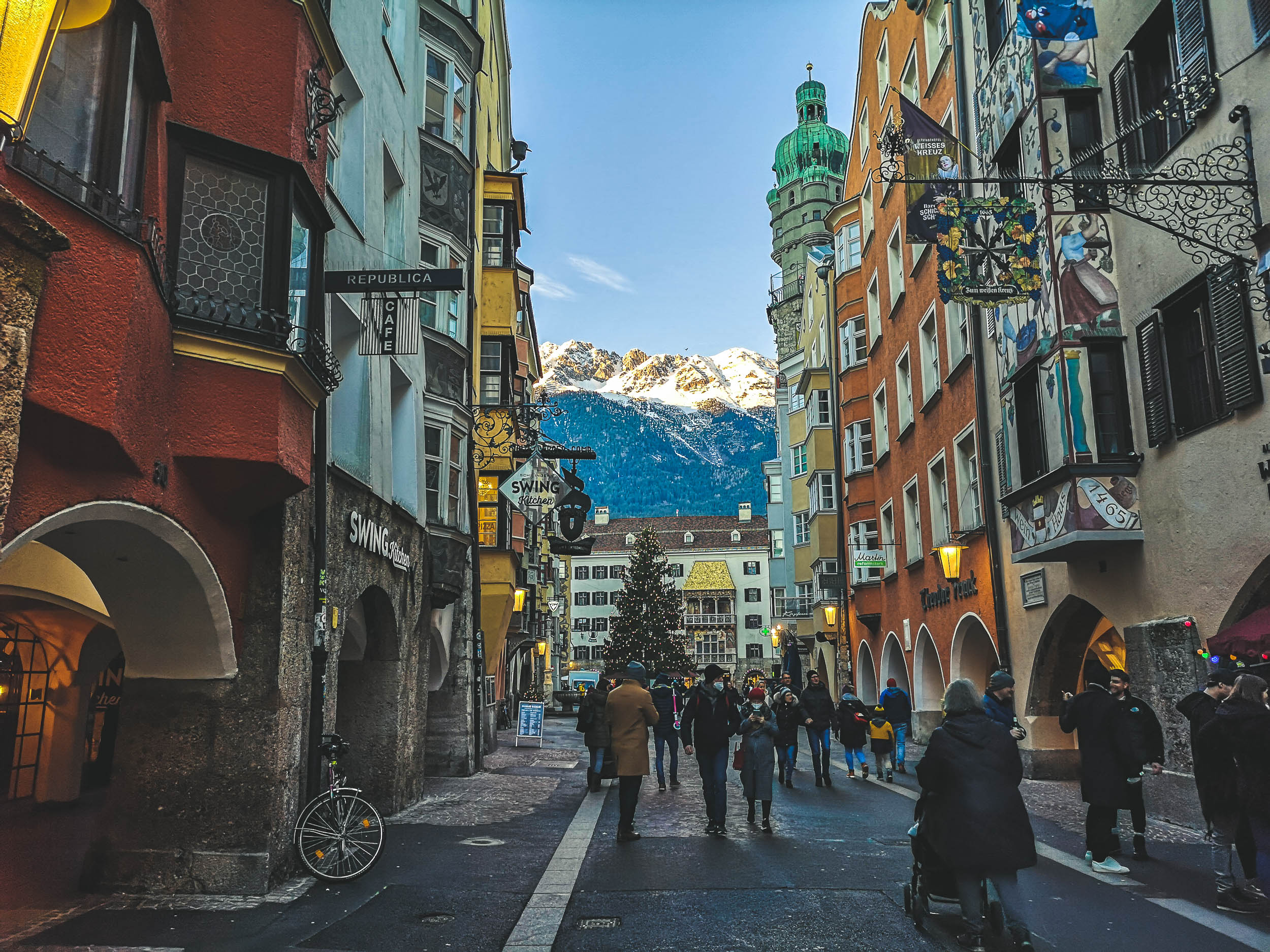 The oldtown of Innsbruck, Austria