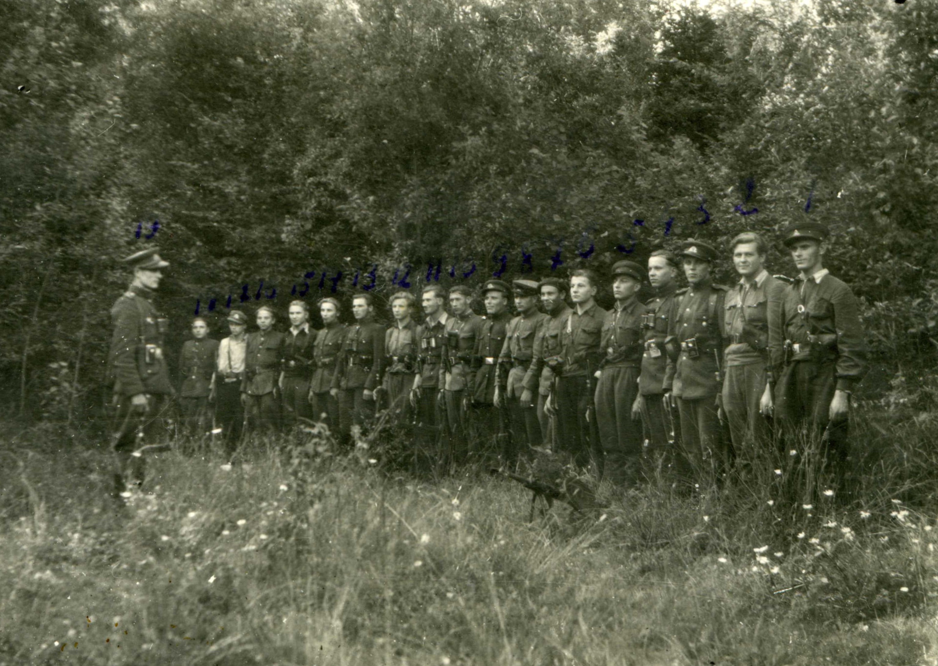 Lithuanian partisans (Forest Brothers) from the district of Dainava (Southern Lithuania). 