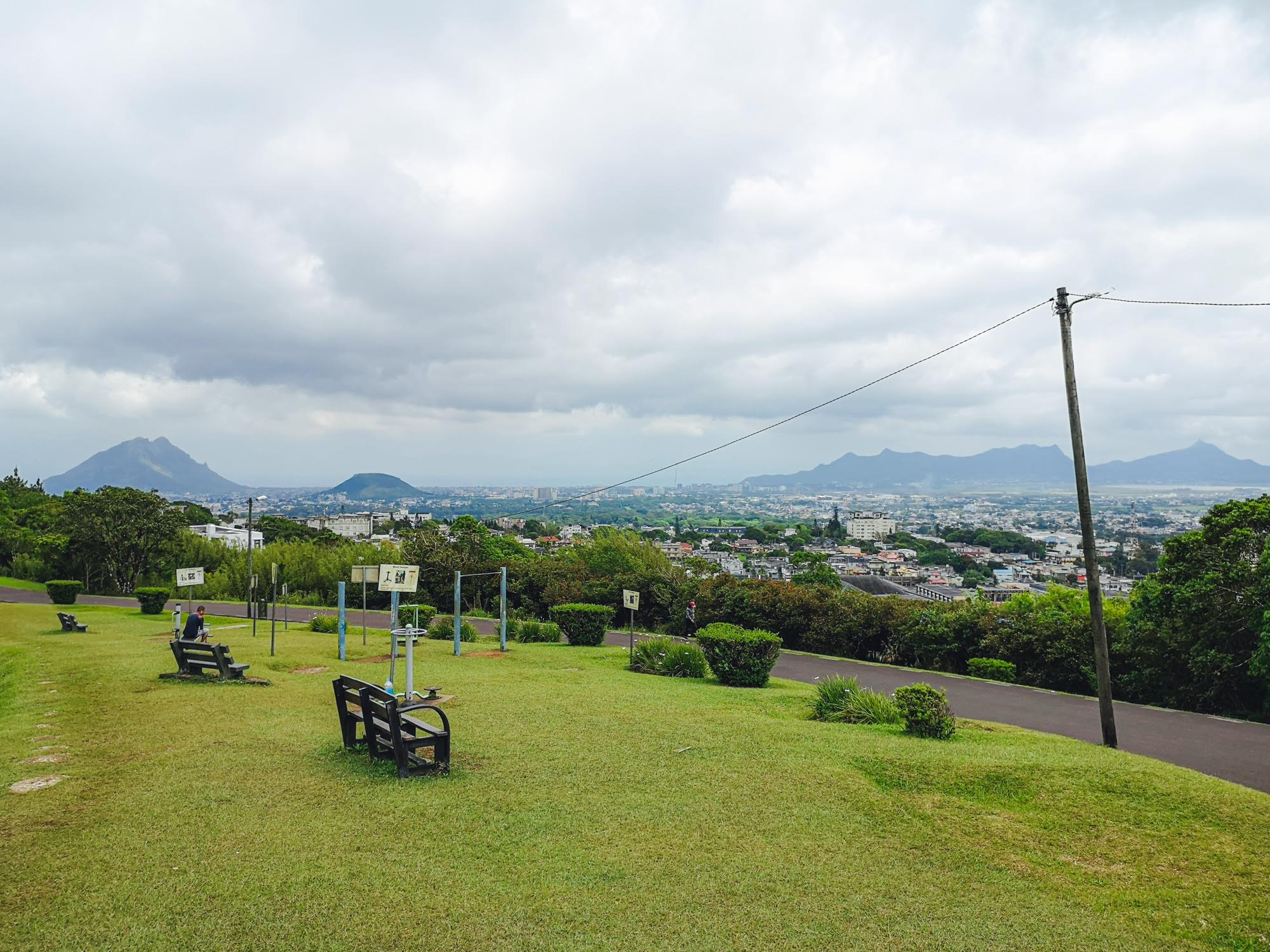 Port Louis from Trou aux Cerfs volcano, Mauritius
