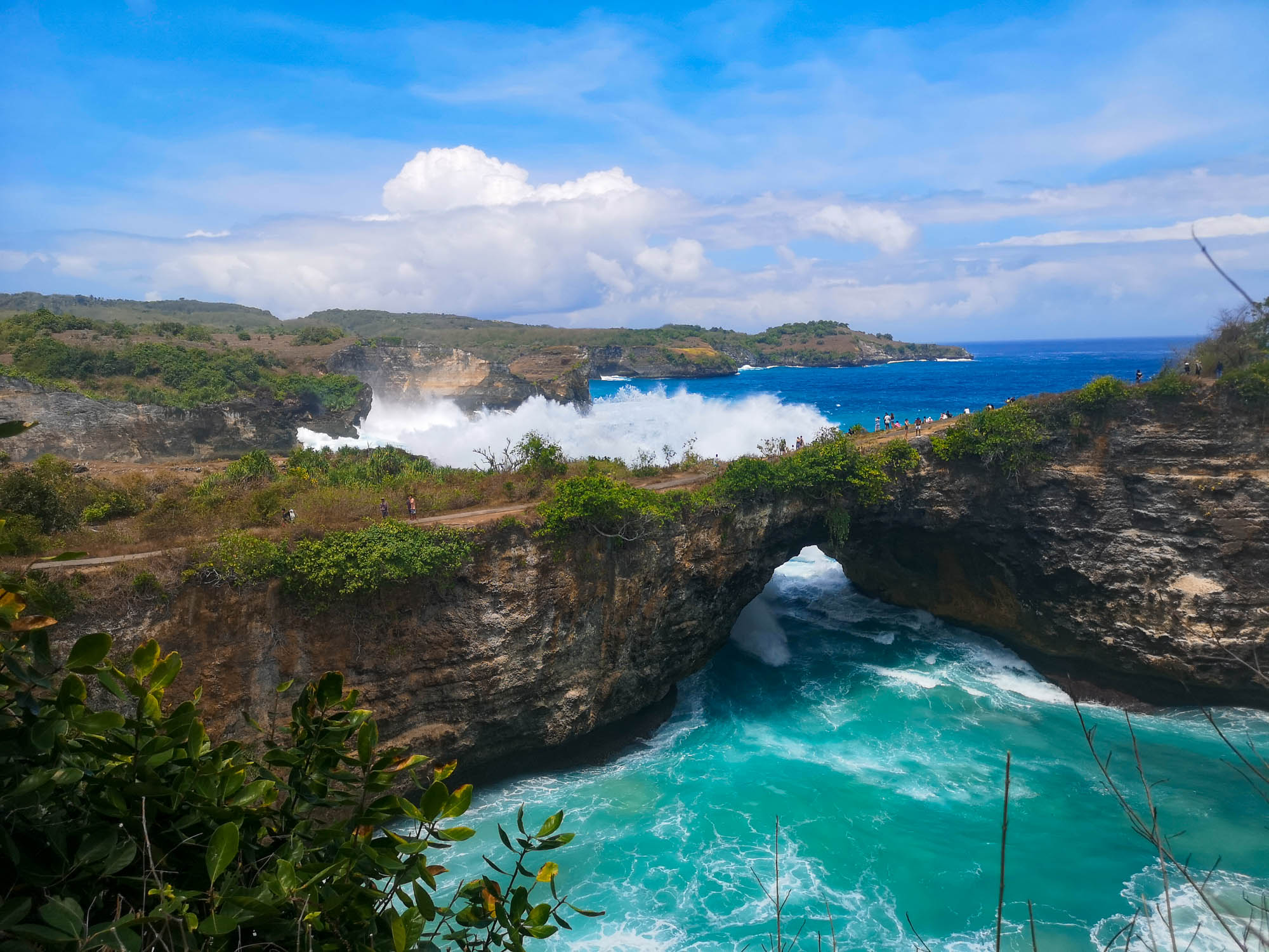 The broken beach in Nusa Penida, Bali