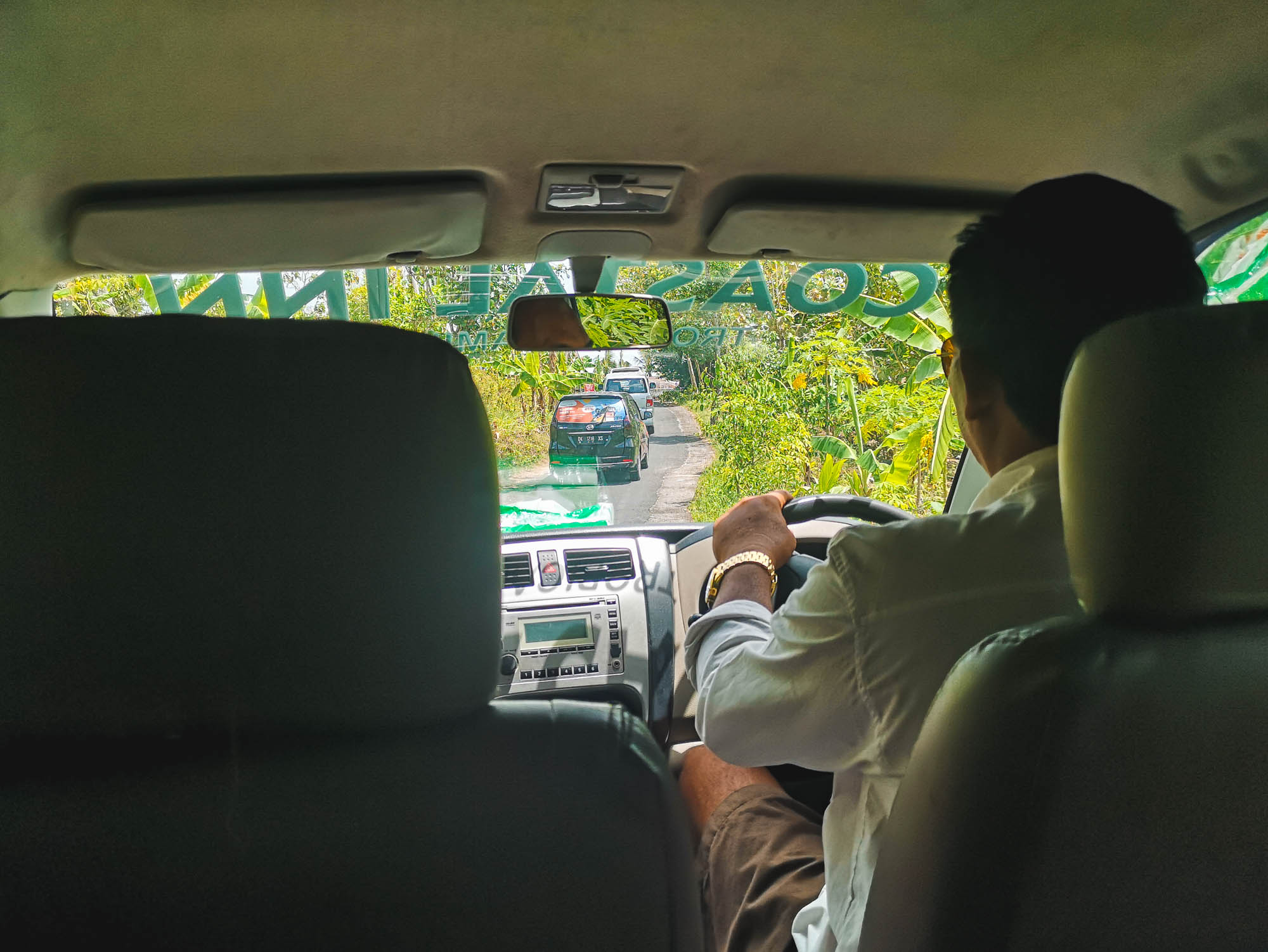 A road in Nusa Penida, Bali