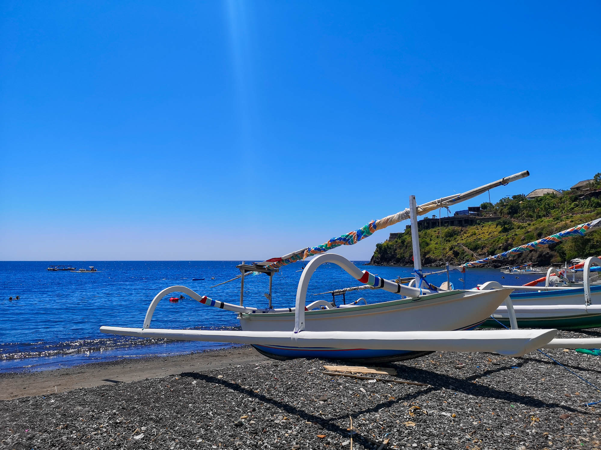 Jukung - the typical Balinese boat