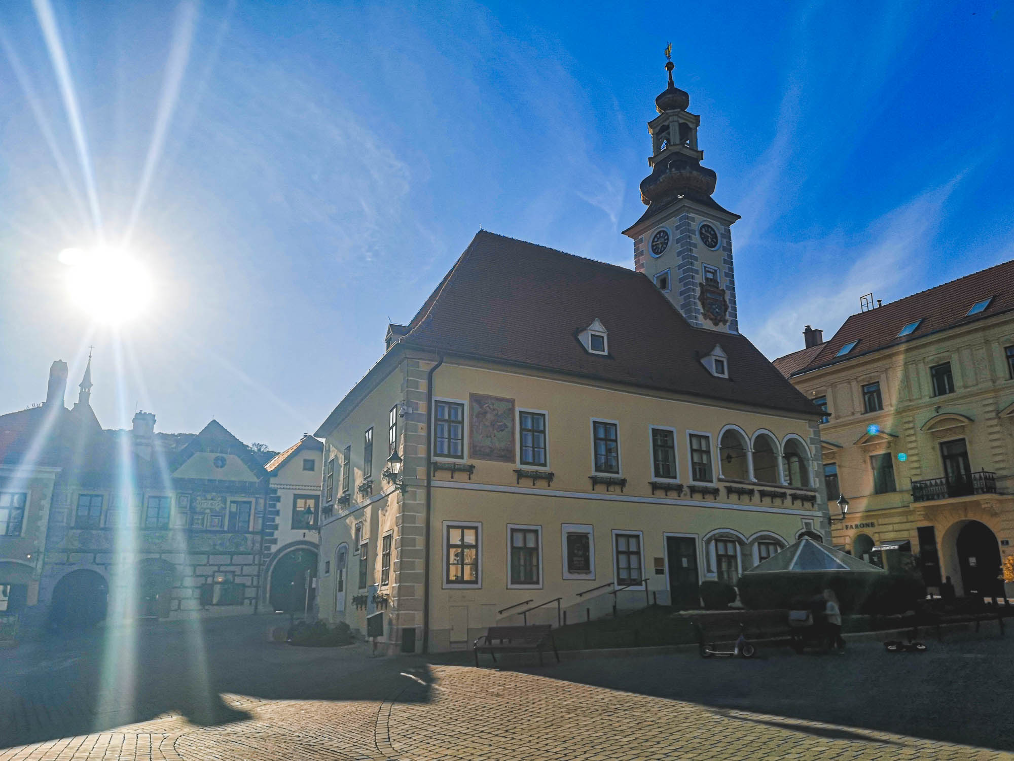 The town hall of Mödling, Austriaa