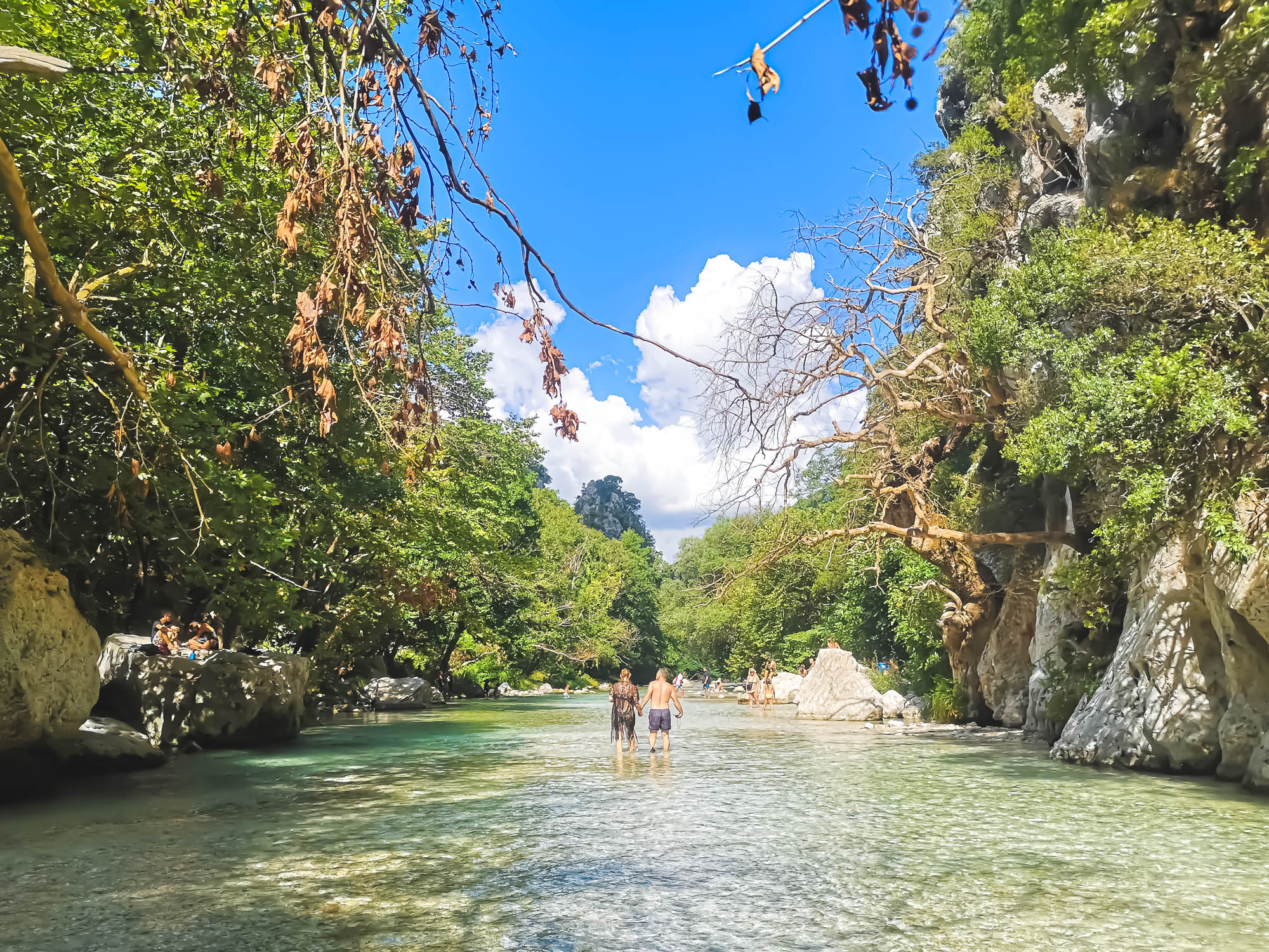 River Acheron Springs in Epirus, Greece