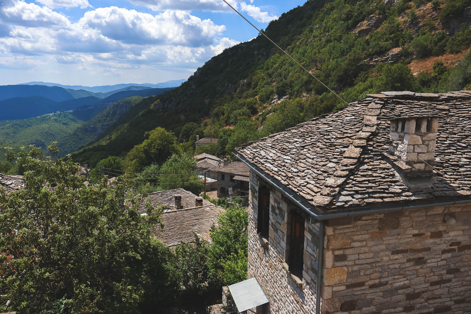 Kapesovo stone village in Zagori, Epirus, Greece