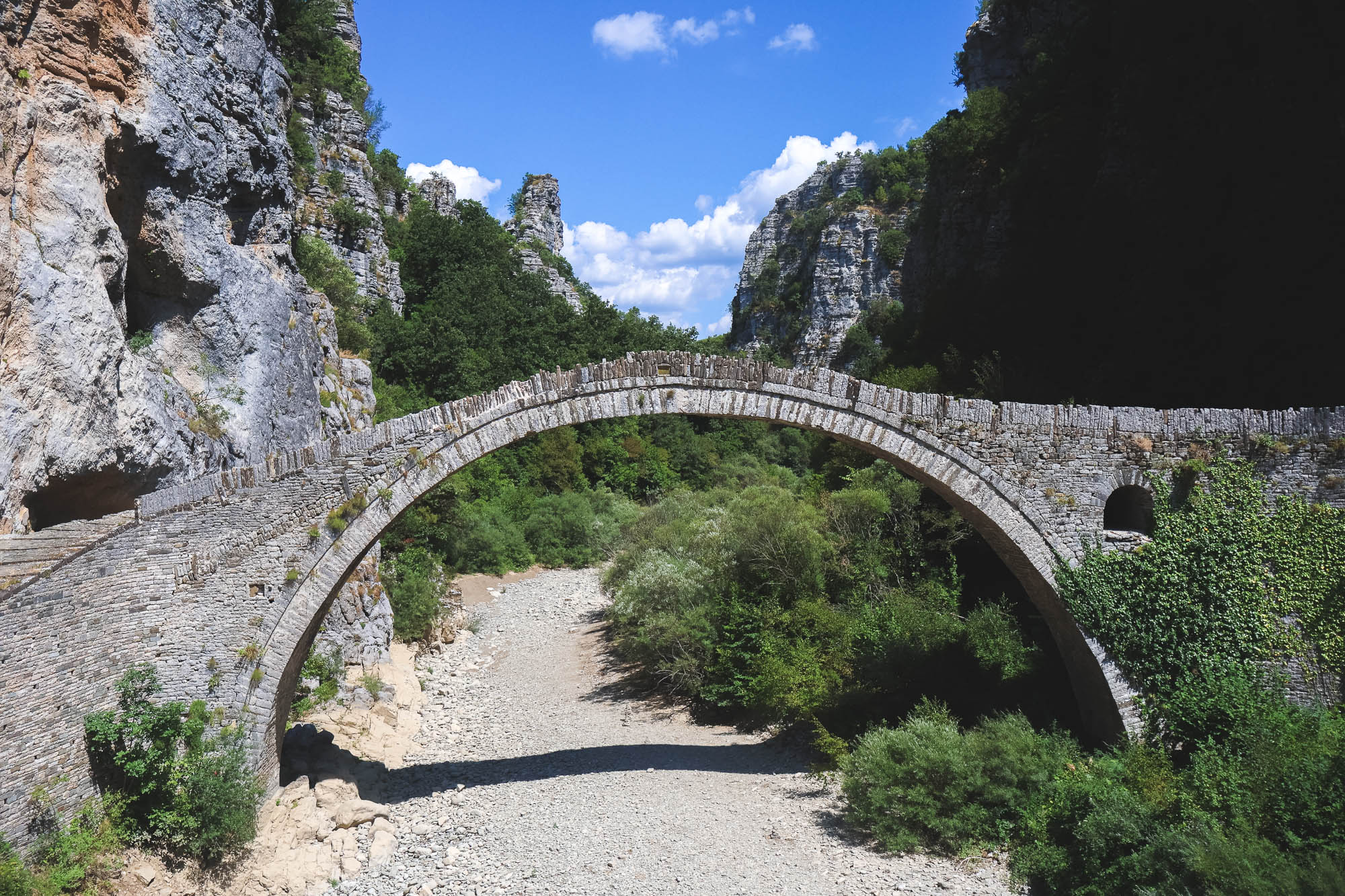 Kokkorou bridge in. Zagori, Epirus, Greece