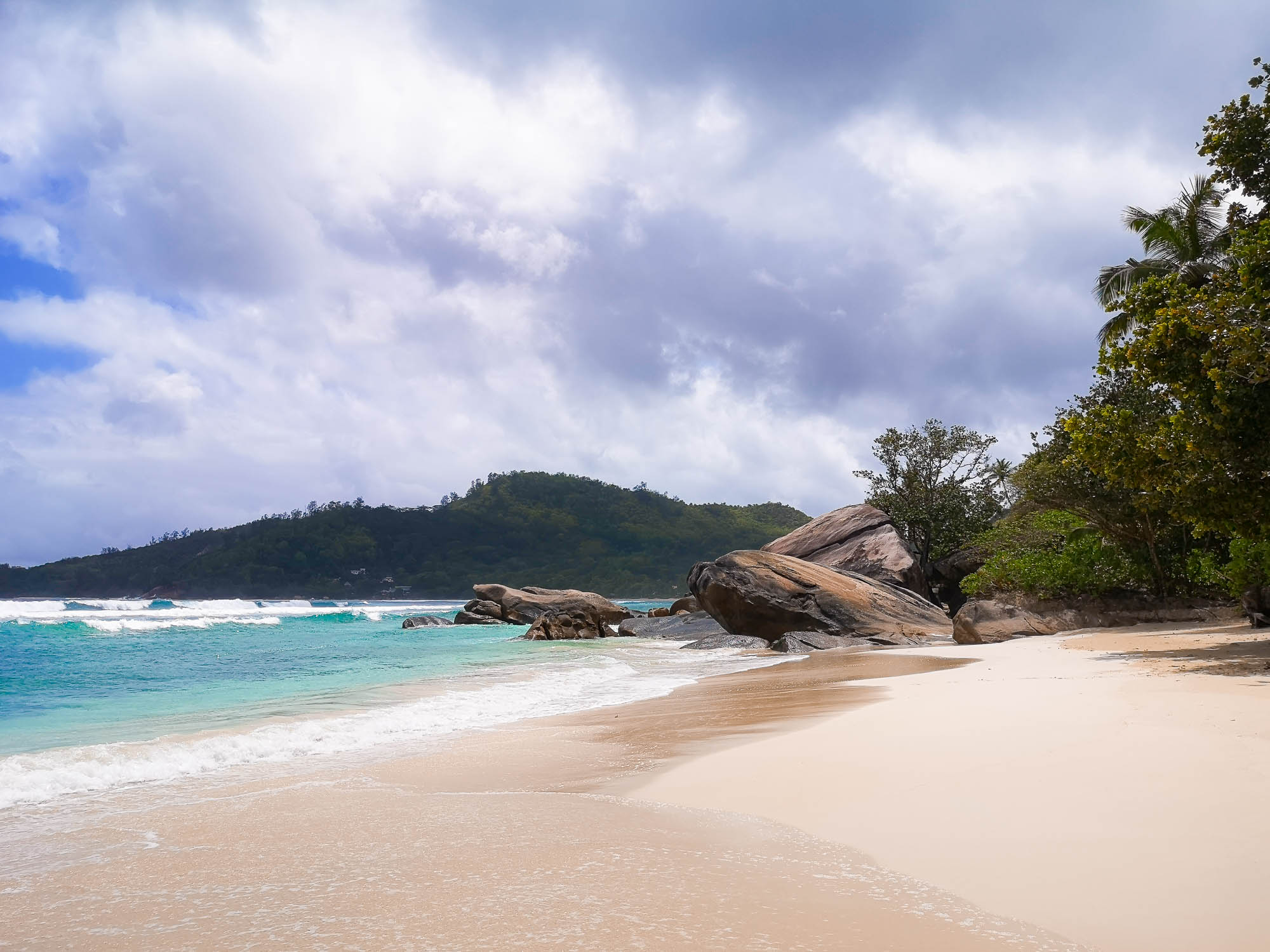 Roche Copra in Baie Lazare, Mahe, Seychelles