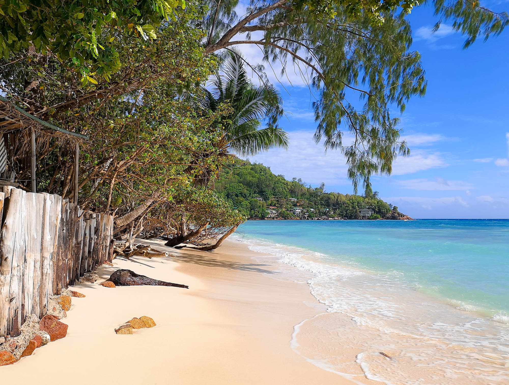 Anse La Blague in Praslin, Seychelles