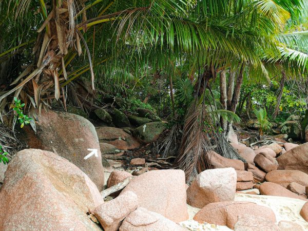 Anse Lazio - Anse Goergette trail in Praslin, Seychelles